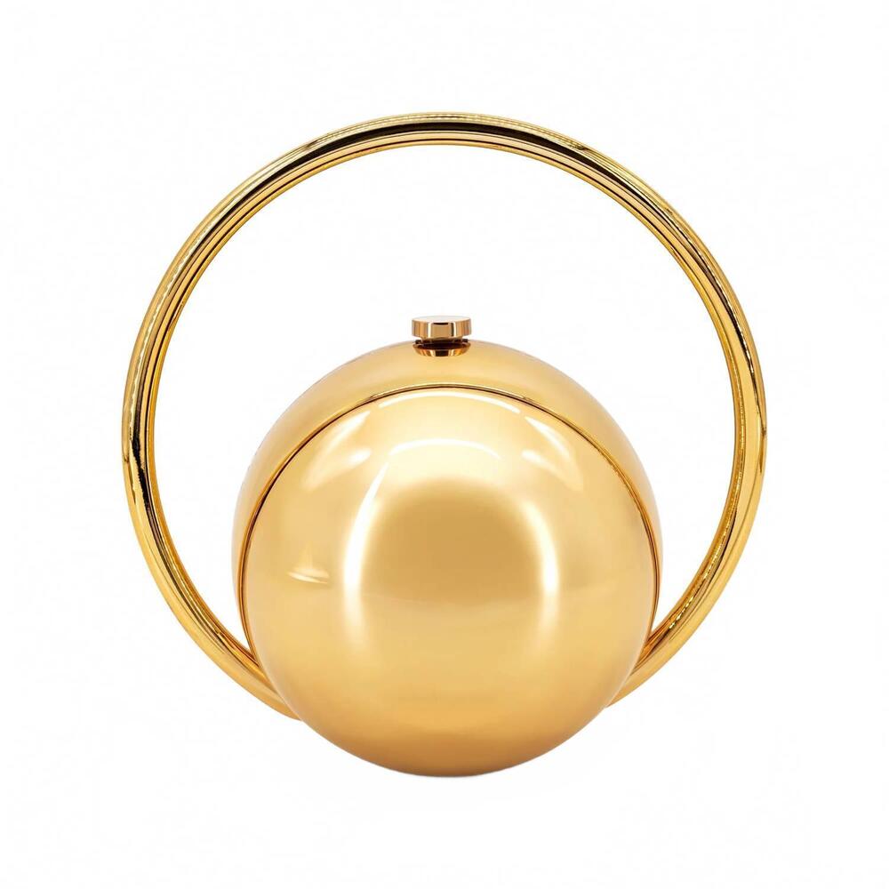 NEW LIKE DREAMS women's vanta marble ring clutch bag in gold
